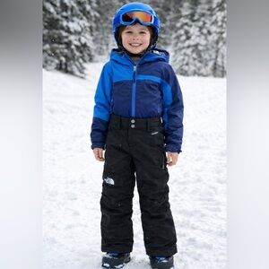 The North Face Hyvent Snow Ski Pants Black SZ 7-8 Years